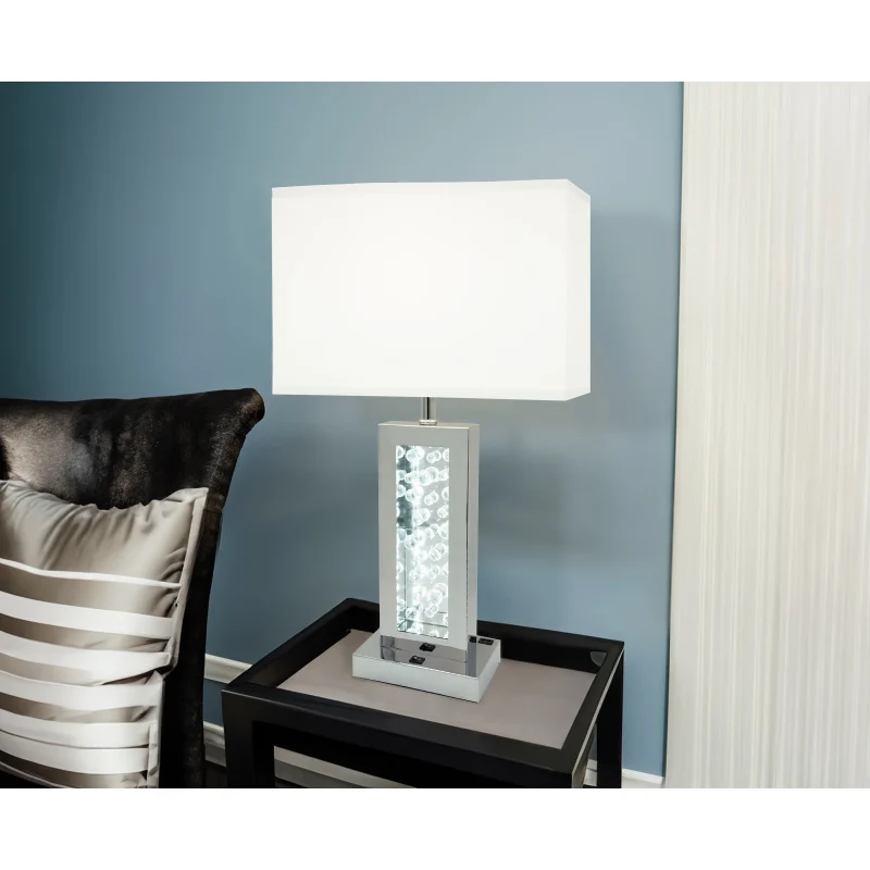 Bubble Bubble column Chrome Chrome white Color Column Column rectangular Glass Glass bubble Lamp Modern Unique Glass Bubble Colu