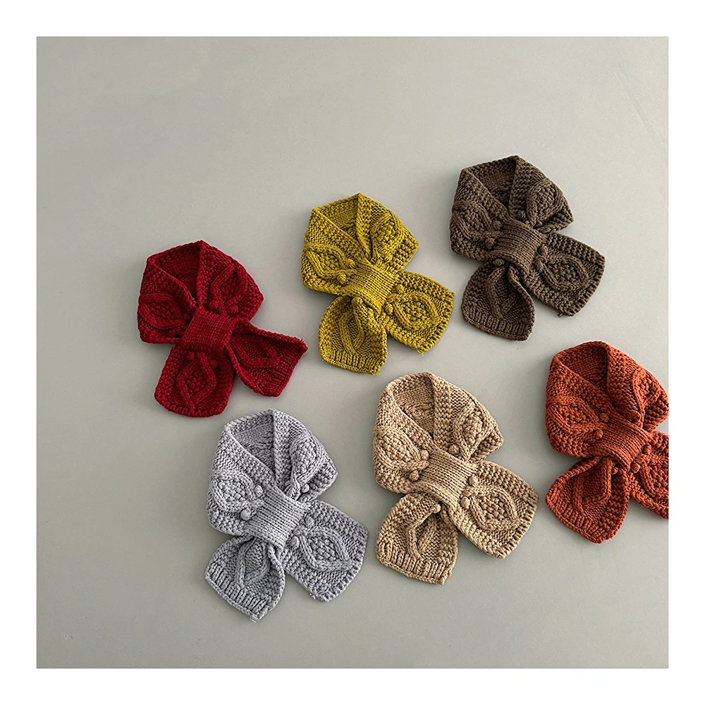 2-8T Children's Scarf Autumn Kids Neck Scarf Neck Cover for Babies 8 Colors Child Neck Warmer