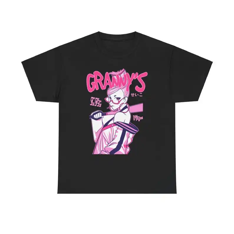 Dandadan Okarun T-shirt Okarun Momo Ayase Gift black Anime Shirt All Size