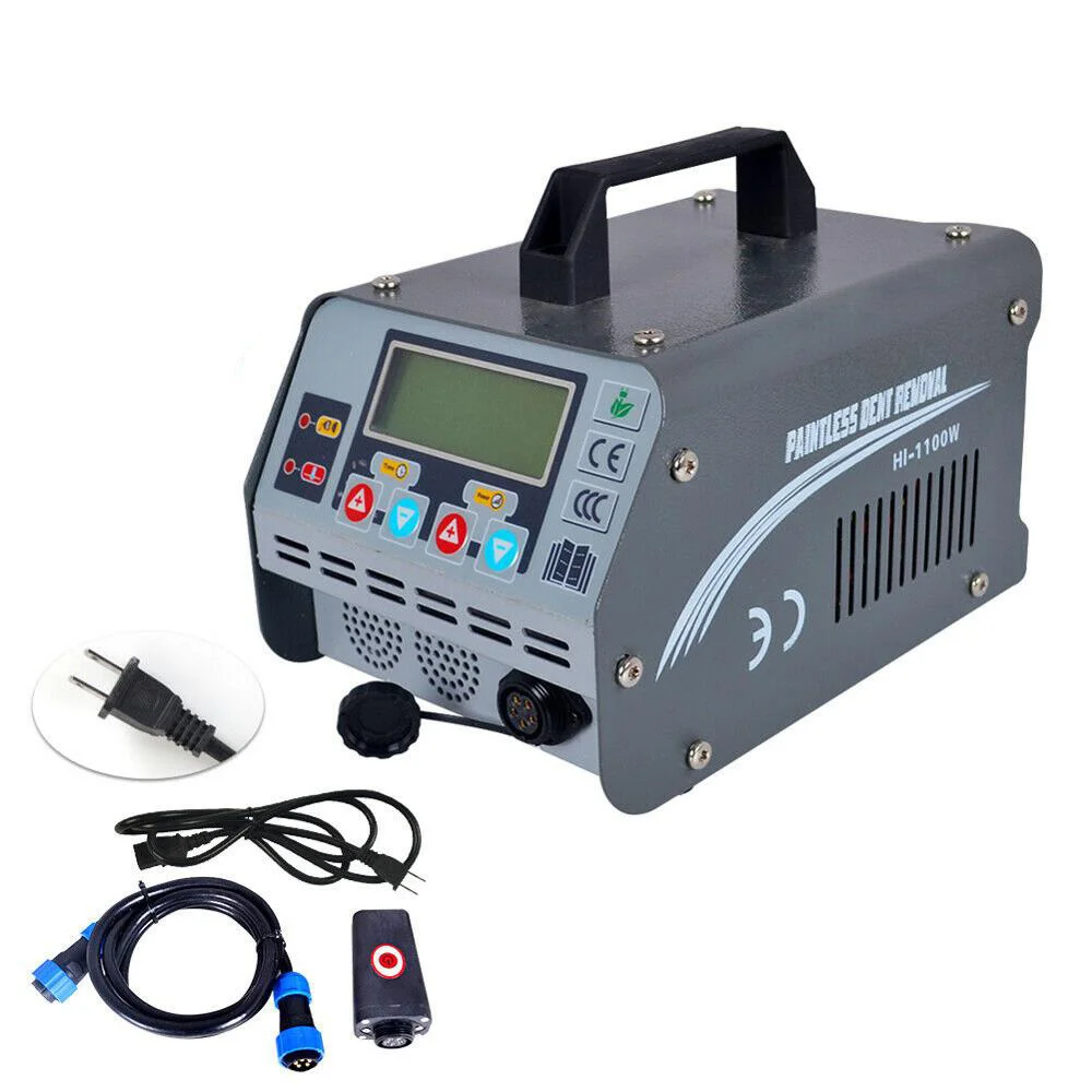 220V Car Body Dent Repairing Toolkit Portable Toolbox Induction Heater Machine Car Removing Iron Auto Body Dents Paintless