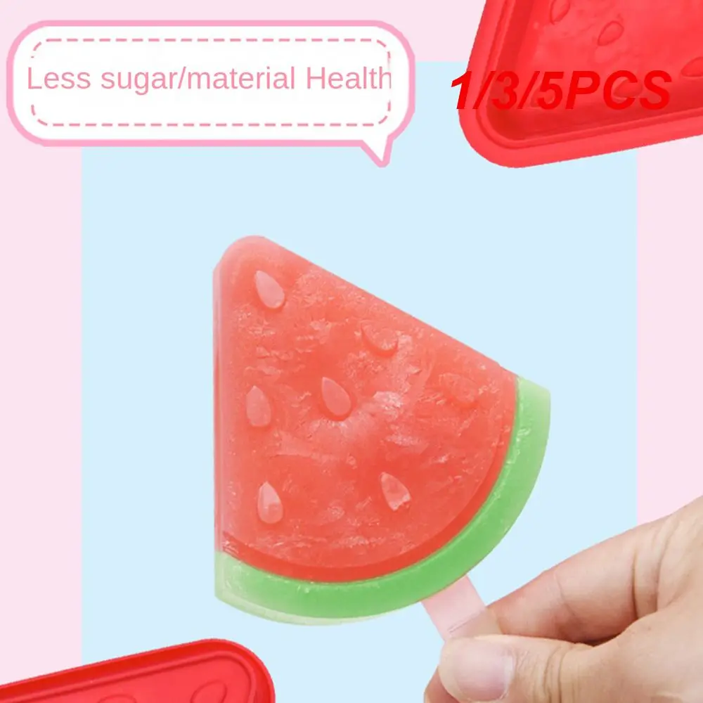 1/3/5PCS Ice Cream Glue Clean Stains Elasticity Green Silicon Resin Enjoying Summer Sorbet Pattern Convenient Not Easily Stained