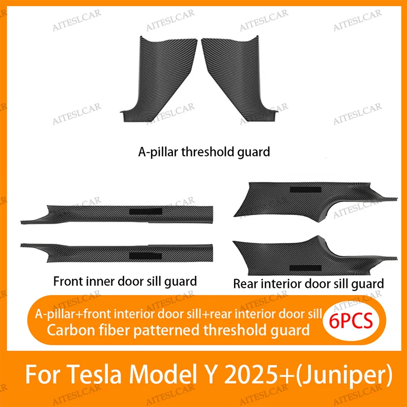 6PCS Carbon pattern