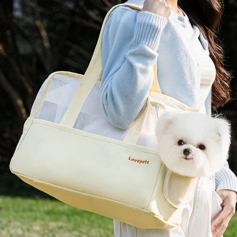 Breathable Pet Backpacks Small Dog Cat Portable Bag Outdoors Cat Dog Carrier Bags Comfort Pet Carrying Bag Pet Backpacks Dog Bag