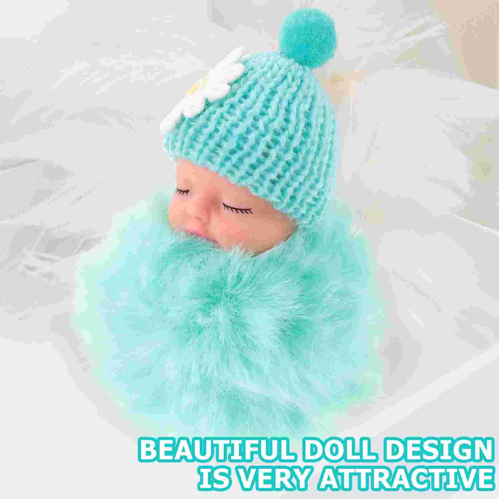 Chaveiros femininos para chaves de carro chaveiro Rex Rabbit Baby Miss Sleeping Rings