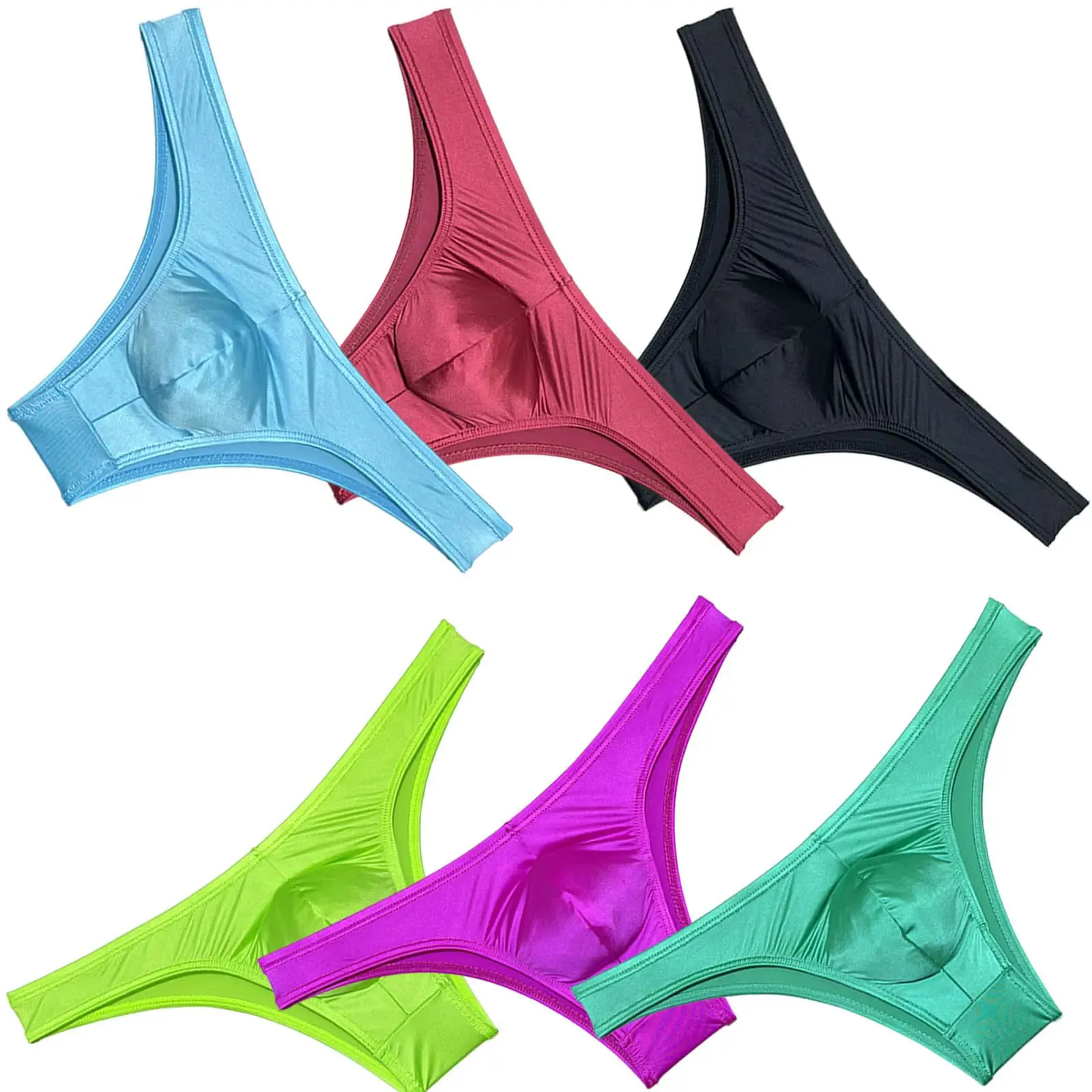 

Мужские трусы-бикини Silky Smooth: сексуальные, дышащие, с анатомическим мешочком, для пляжа и бассейна