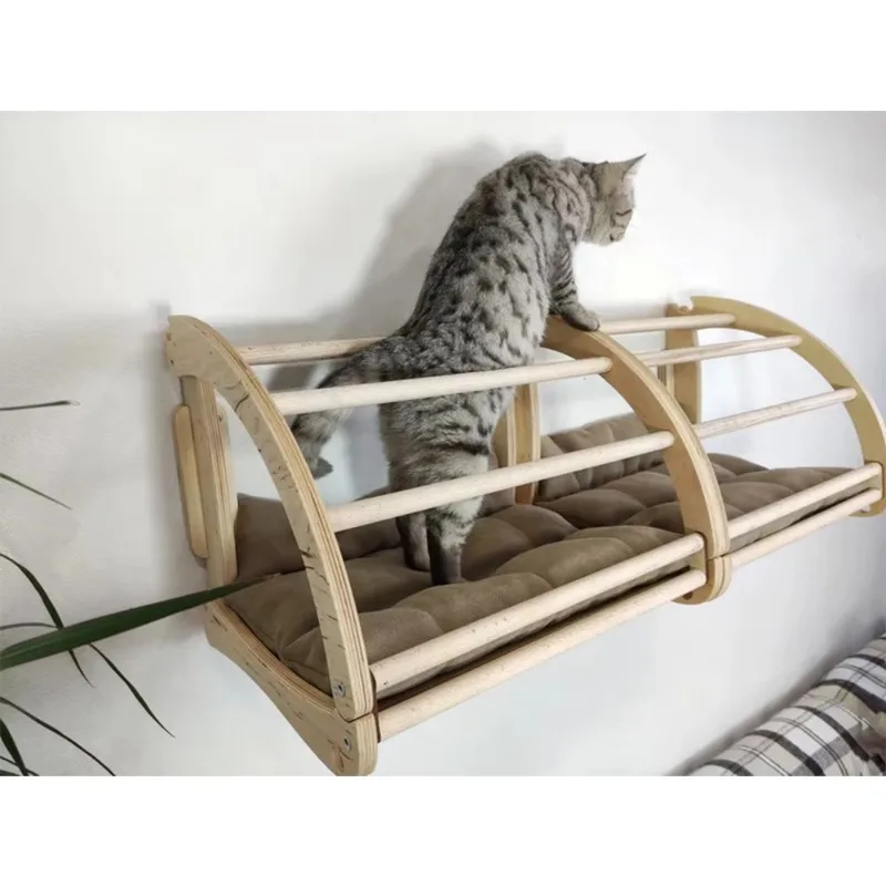 muebles para gatos New Design Cat Wall Furniture for Large Cats Hot Sale Mounted Indoor Pet House Shelves Cave Pet Furniture Ca