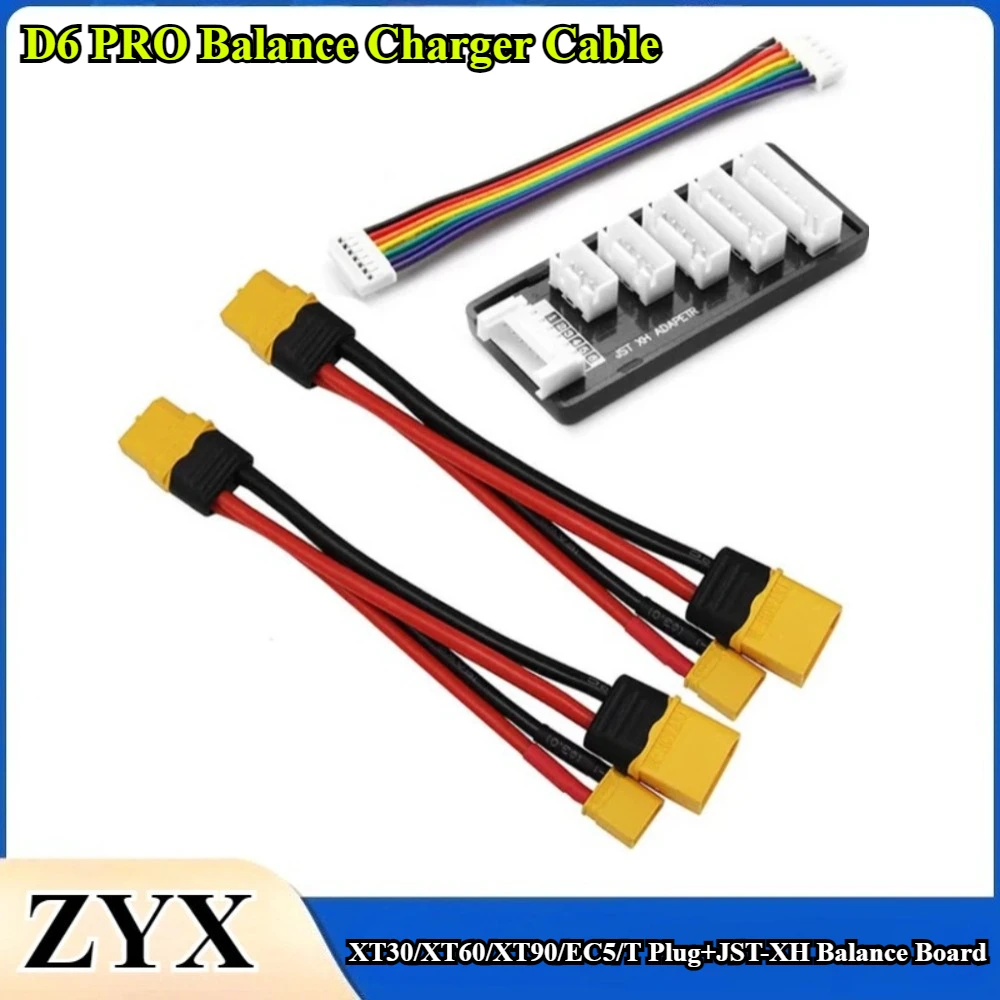 

JST/XT90/XT60/XT30/EC5/T Plug Charging Cable + JST-XH Balance Board For ISDT D2 P10 P20 Hota D6 P6 ToolkitRC M6D Balance Charger