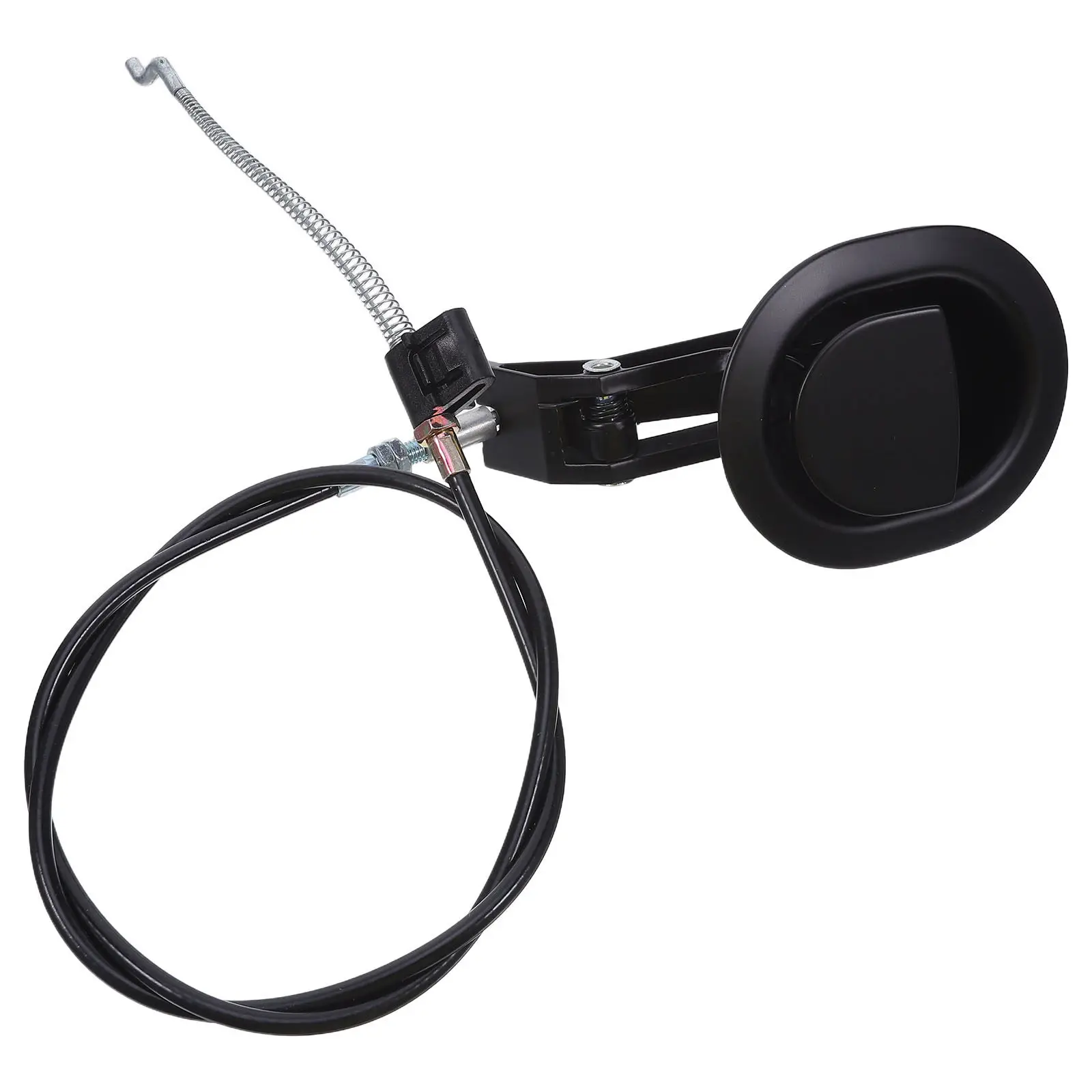 Metal Recliner Release Pull Handle Black Zinc Alloy Heavy Duty Replacement Part for Sofa Chair Cable Repair