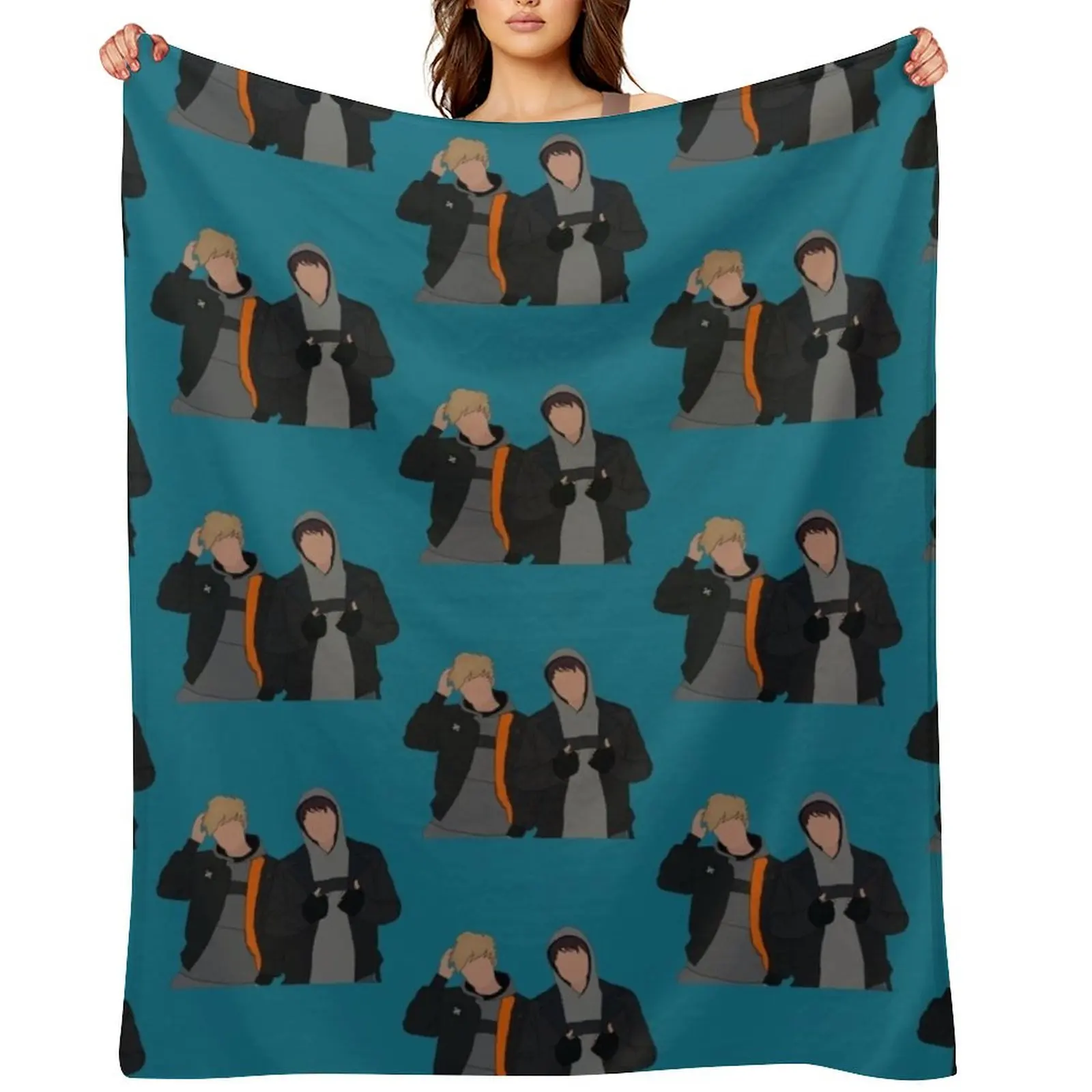 

sam and colby Throw Blanket heavy to sleep Decorative Sofa blankets and throws For Sofa Thin Blankets