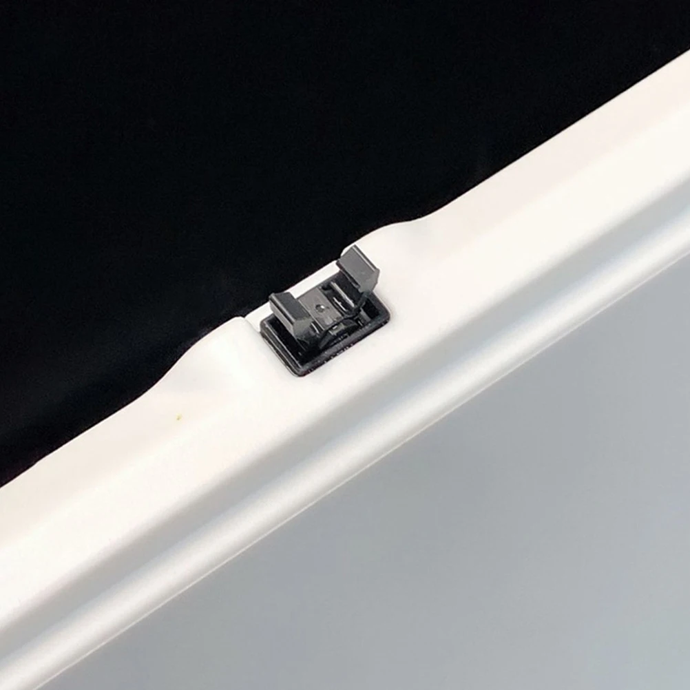 

60pcs Trash Can Switch Buckle Black White Plastic Resistant Universal Design Suitable ManyTrash Cans Perfect