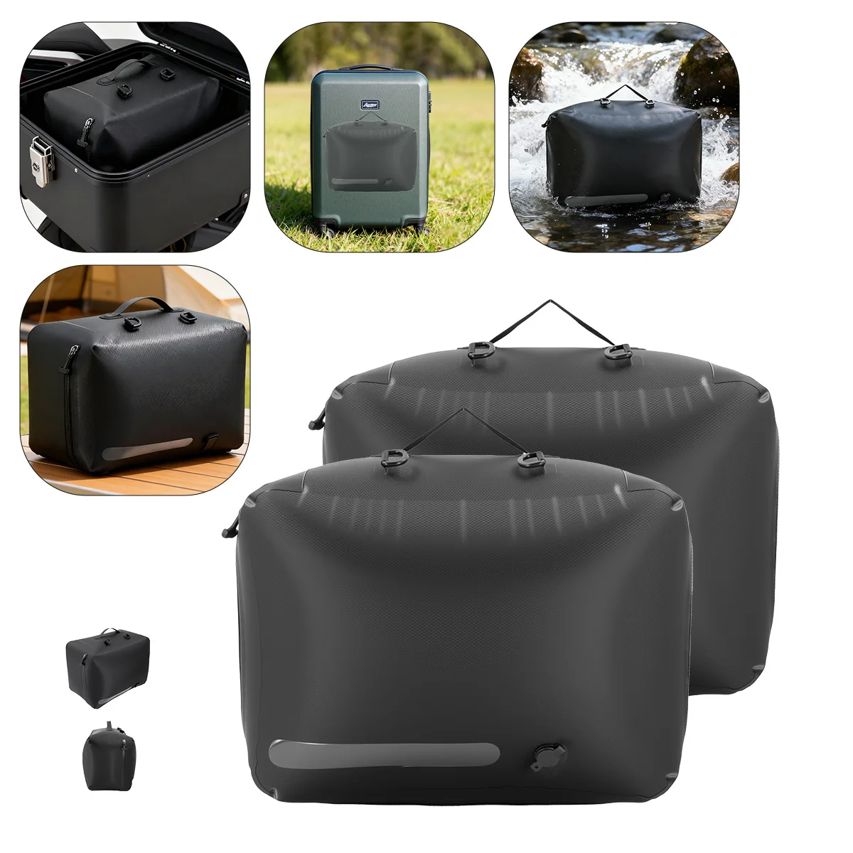 

Motorcycle Luggage Vacuum Compression Bag Reusable Vacuum Storage Bag Travel Clothes Sealed Packing Bag