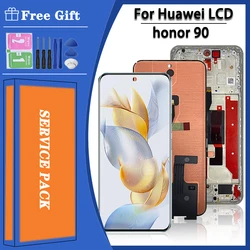 6.7“ AMOLED For Huawei Honor 90 LCD Display Touch Screen Digitizer Assembly Honor90 REA-AN00, REA-NX9 Display With fingerprints