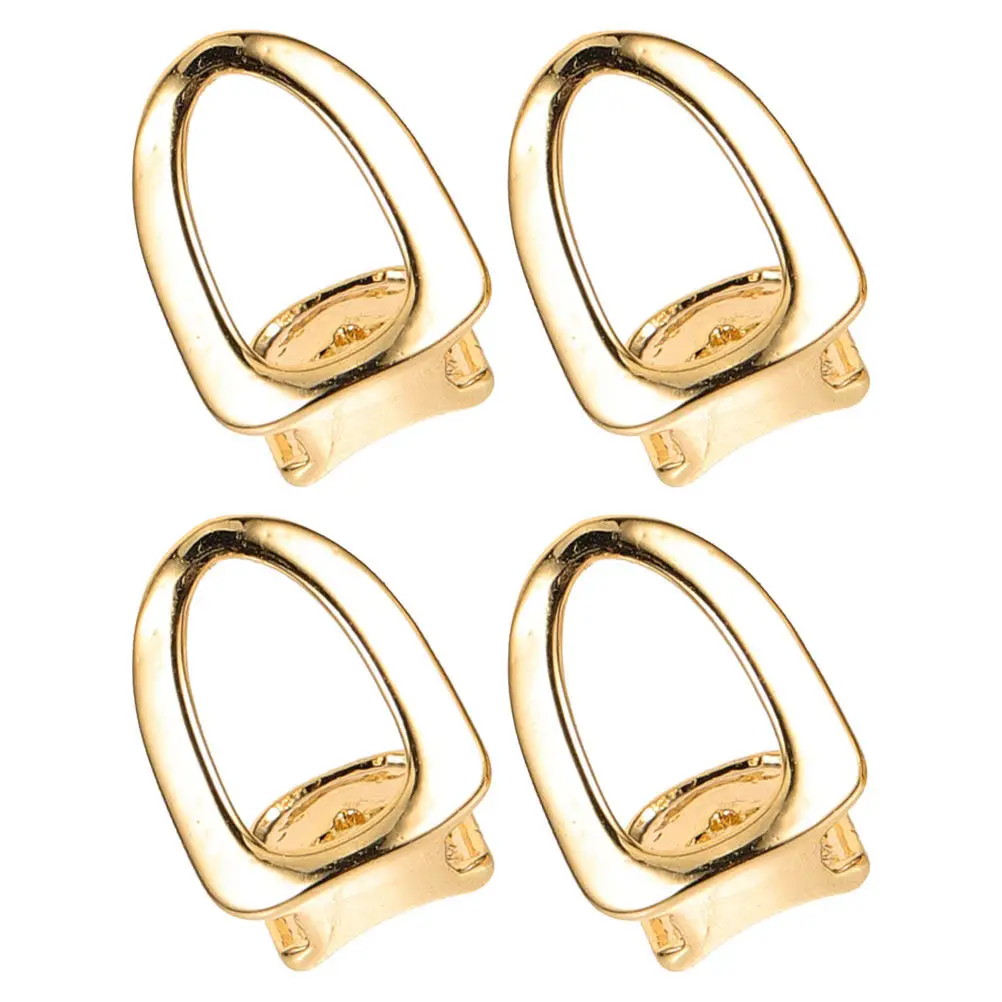 

4Pcs Versatile Single Tooth Cap Copper Grill Teeth Jewelry for Adults Hip Hop Cosplay Props Party Bling Mouth Grill Fashion