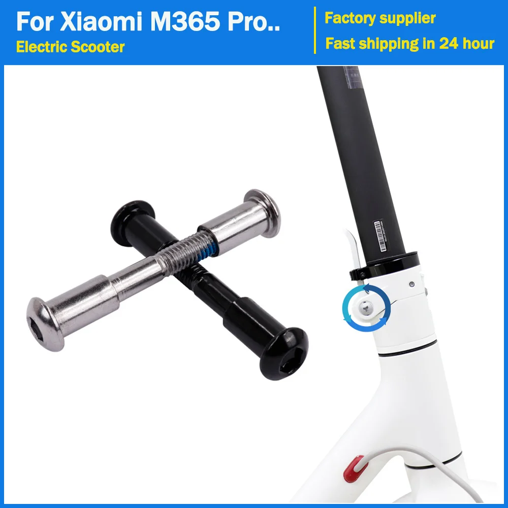 For Xiaomi MIJIA M365 Scooter Parts pro Folding Pothook Hinge Bolt Repair Hardened Steel Lock Fixed Bolt Screw Folding Hook