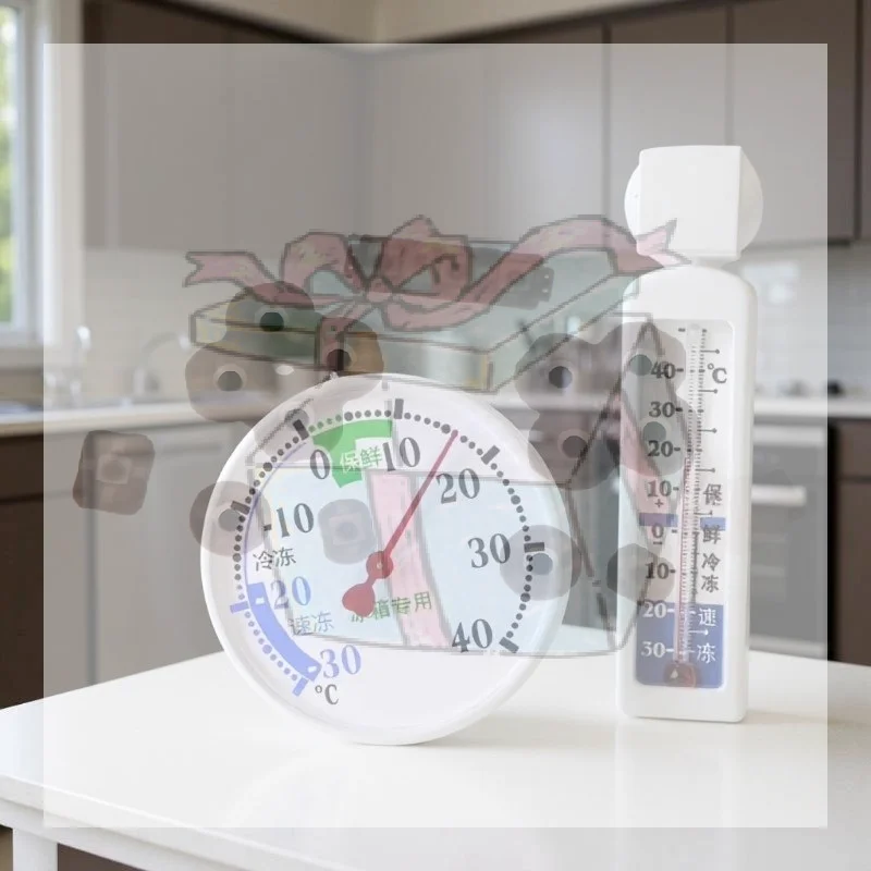 【CC】Refrigerator Freezer  Fridge Refrigeration Temperature Gauge Home Use Kitchen Accessories Tools