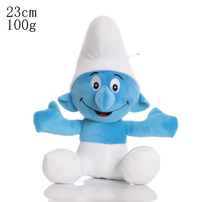 Disney The Smurfs Toys Cartoon Kawaii Cute Smurfs Pillow Dolls Fashion Room Sofa Car Decoration Kids Collection Birthday Gifts