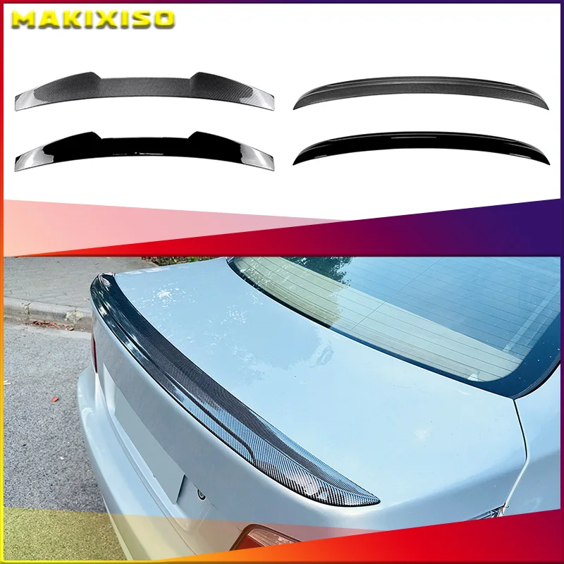 

M4 Style Car Rear Spoiler Cap Rear Trunk Roof Boot Lip Spoiler Wing Tuning For Bmw E60 520i 530i 535i 540i 550i M5 2004-2010