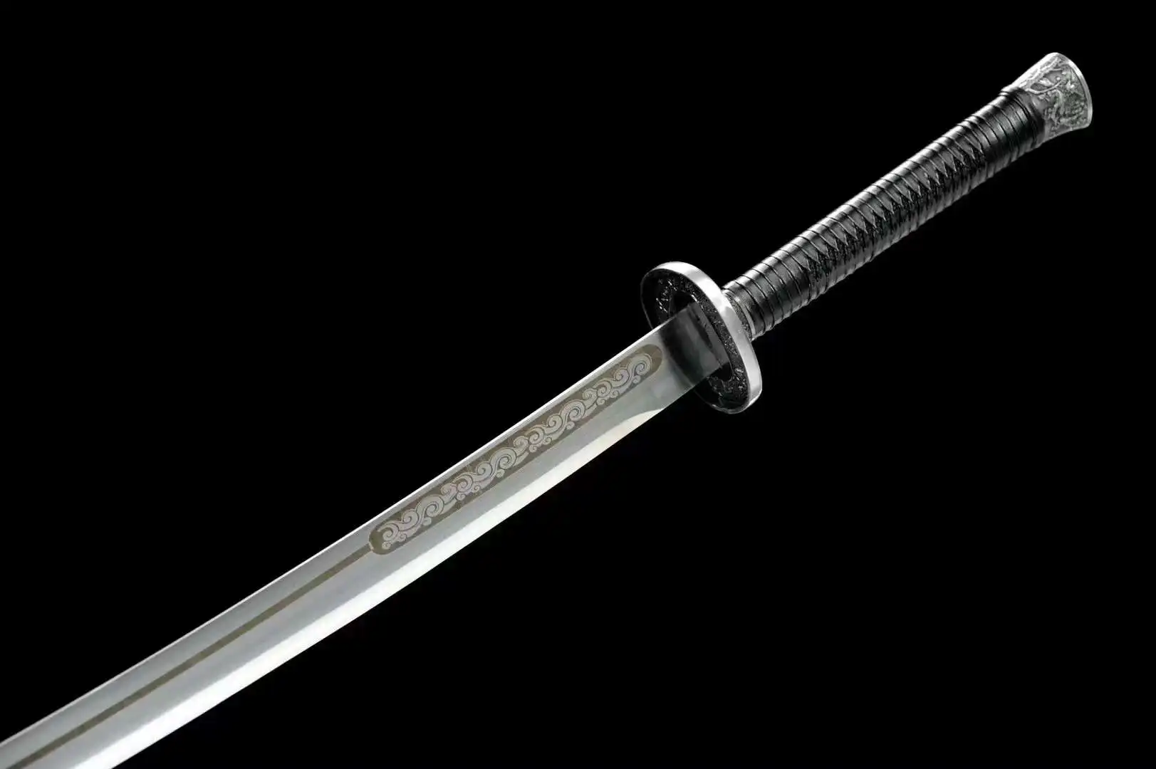 Chinese Kungfu Battle Sword,Brotherhood Plum Blossom Sword,Real Multi Refined Extreme Manganese Steel Blade,Unsharp