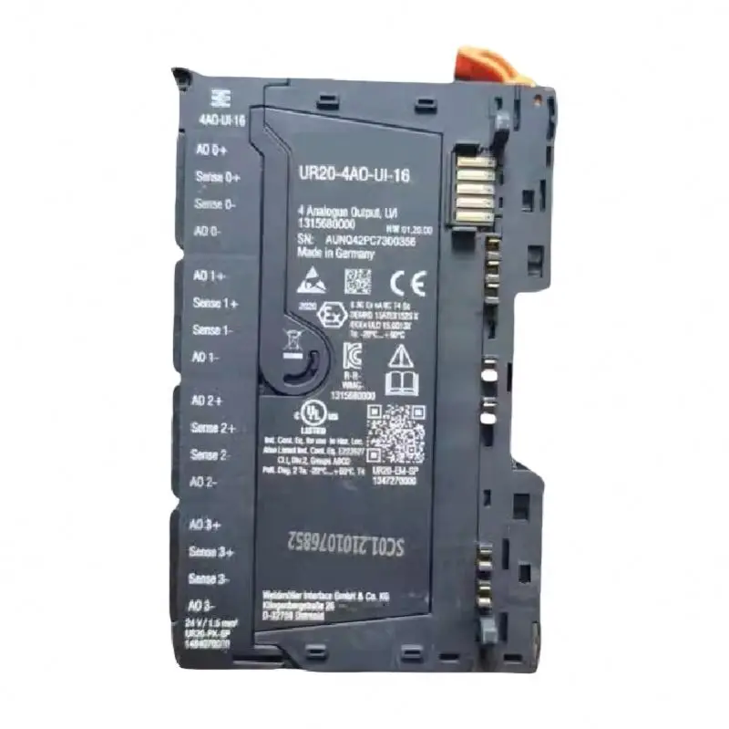 

In Stock Brand New Original 131568000 UR20-4AO-U1-16 Remote I/O Module IP20 4-channel Analog Current/voltage Output PLC