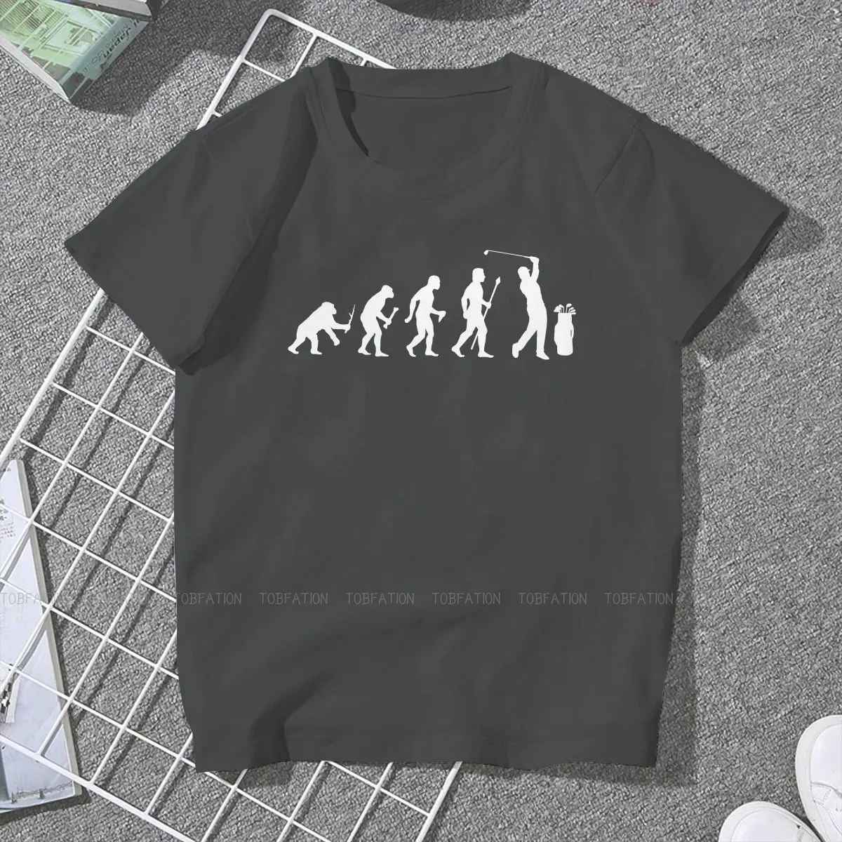 Funny Evolution Newest TShirts Golf Woman Style Tops T Shirt O Neck Big Size