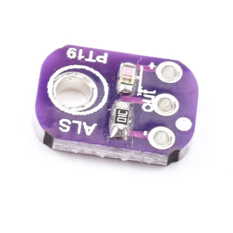 

PHILE-Breakout Board ALS-PT19 Аналоговый модуль датчика света 2,5 В-5,5 В Высоко динамический диапазон УФ-датчик света 5 шт.