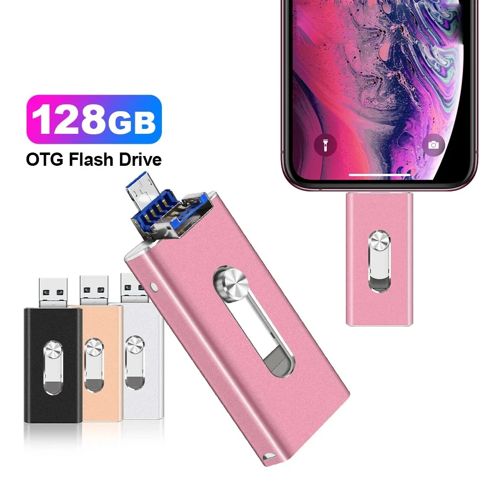 USB Flash Drive Photostick High Speed Sticks External Storage Pen Drive For Phone iPhone Android PC Copy Photo Videos Files