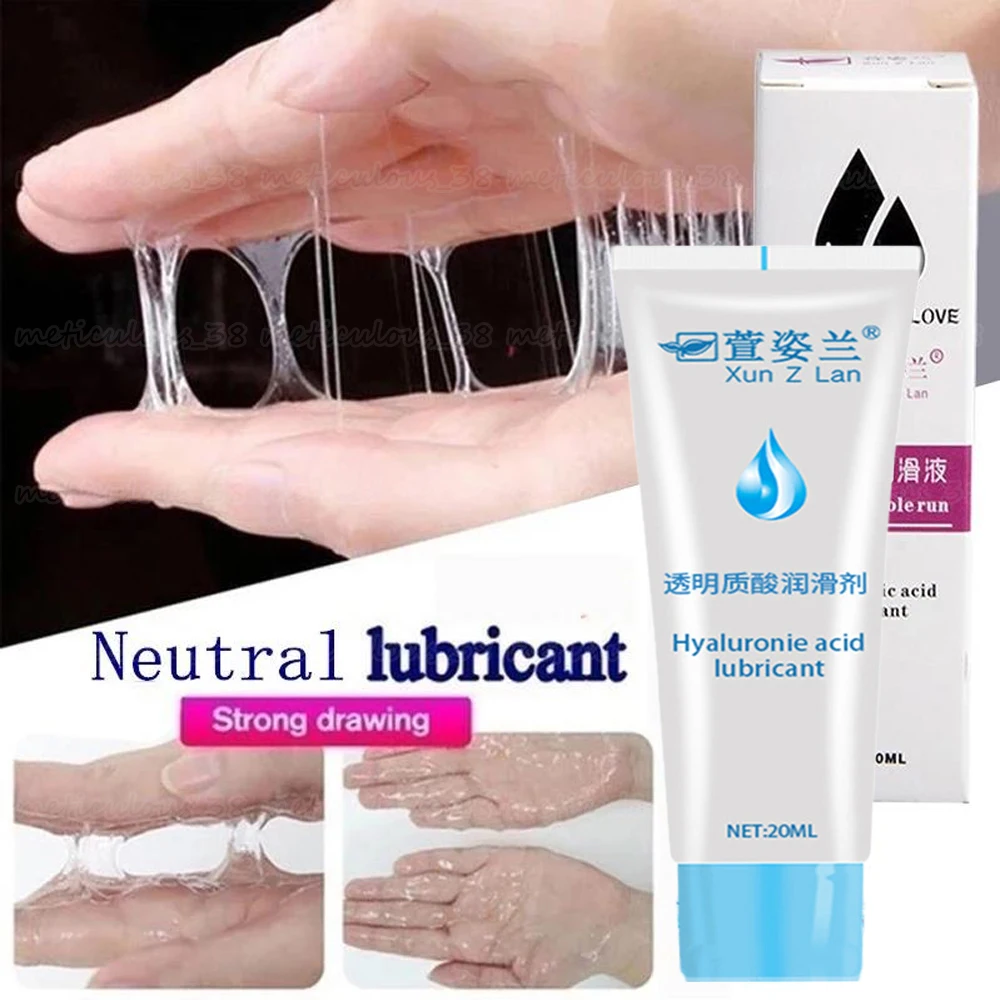 New Water Based Lubricant for Sex Silk Touch Edible Anal Lubricant Massage Sex Gel Exciter for Women Orgasm Sex Lube Adult Cream