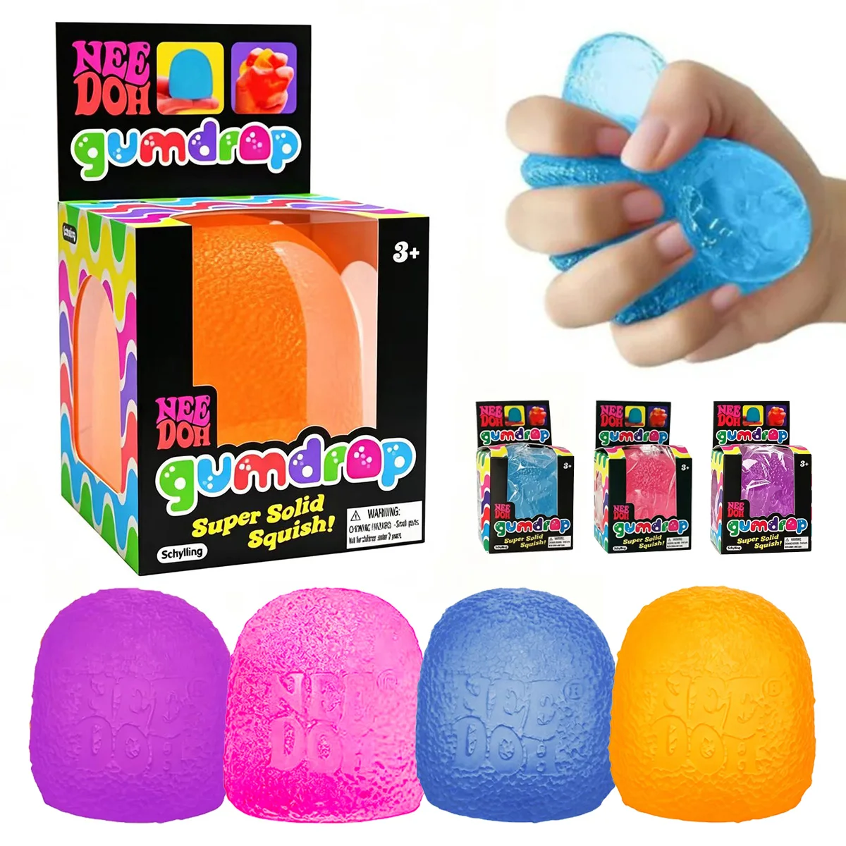 Popular Stress Relief Maltose Candy Squishy, Powerful Stretch Slow Rising Shaping Squeeze Toy For Kids And Adults