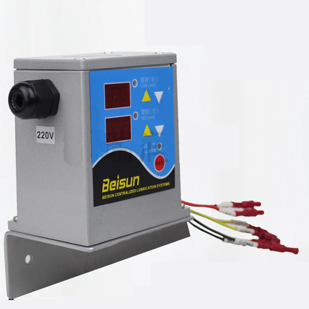 220v 24v Fully Automatic Grease Pump Controller, Timed Grease Dispenser, Adjusts Grease Dispensing Time and Interval.