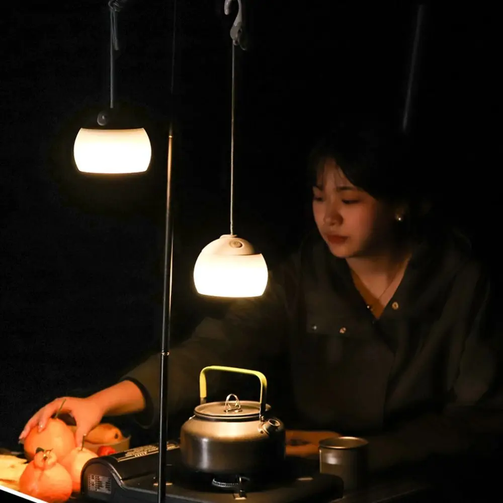 

Rechargeable Camping Tent Hanging Light Night Light Emergency Camping Lanterns ABS Waterproof LED Atmosphere Light Outdoors