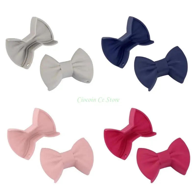 X90F 2 Pieces Silicone Finger Clip Heat Resistant Protector Oven Mitts for Kitchen