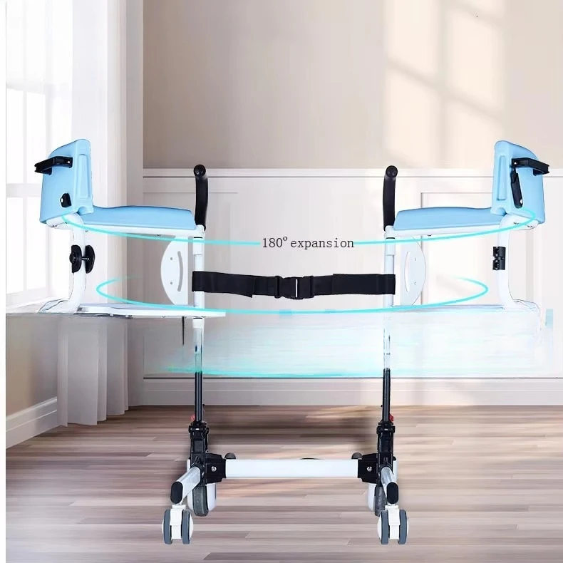 Disability Transfer Chair with Commode Multifutional Toilet Stair Lift for Handicapped and Paralyzed