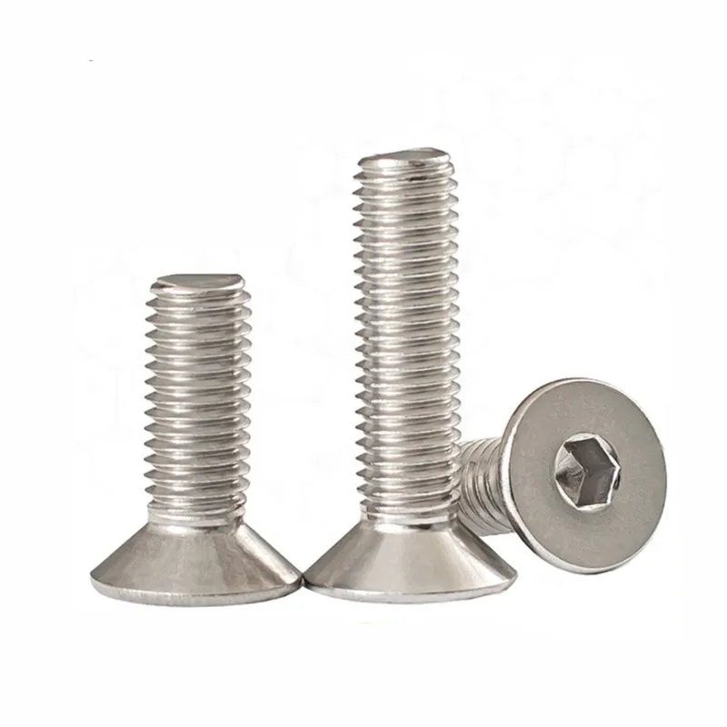 Picture 5: 5-50pcs Allen key head flat screw DIN7991 M2 M2.5 M3 M4 M5 M6 M8 Hex socket flat countersunk head screw bolt 304 stainless steel