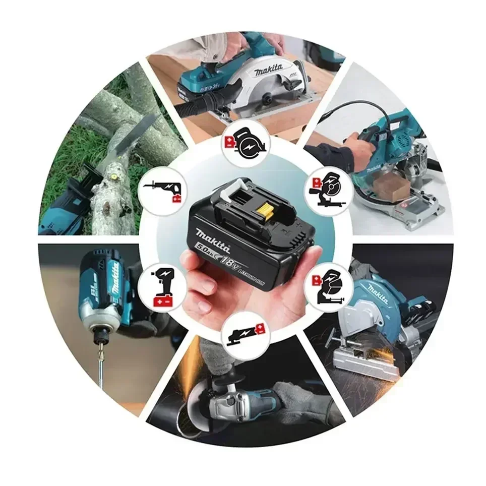 Makita 18V แบตเตอรี่อุปกรณ์เสริม BL1860 BL1850 BL1830 18V Li-Ion แบตเตอรี่ Pack สําหรับเครื่องมือ