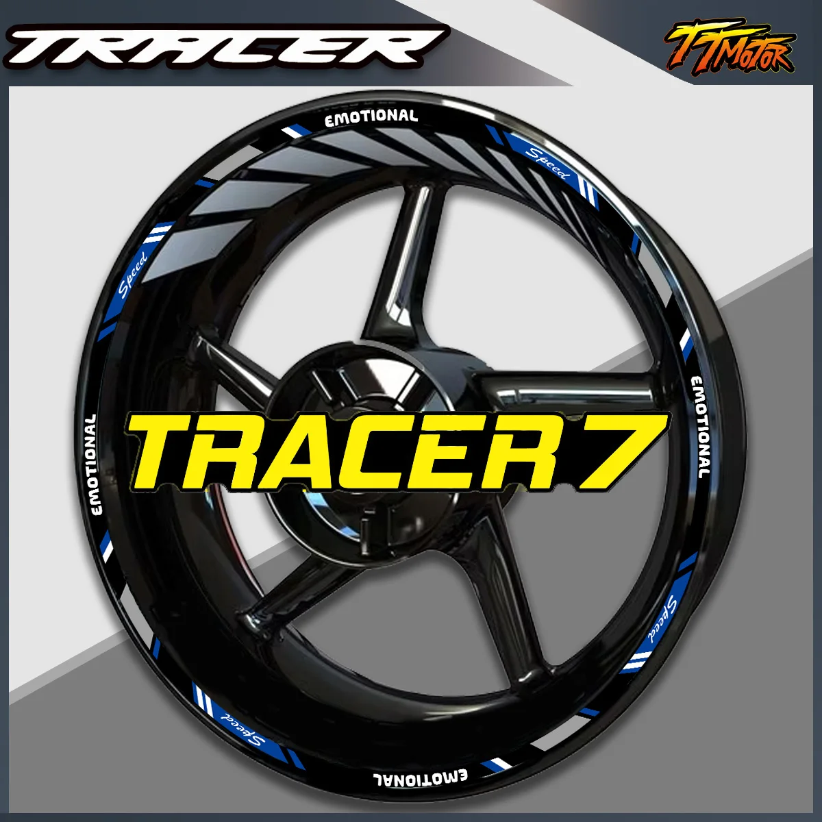 

Светоотражающая наклейка на колесо мотоцикла 17 дюймов, обод, полосатая лента, внутренняя наклейка, аксессуары для Tracer 7 Tracer700 Tracer7GT Tracer700GT