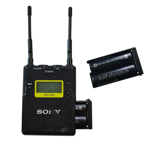 Imagen 2 del producto Canfon compartimento de batería para SONY UWP D11 UTX B03 /P3, sistema de micrófono inalámbrico, caja de montaje de batería, soporte de fijación