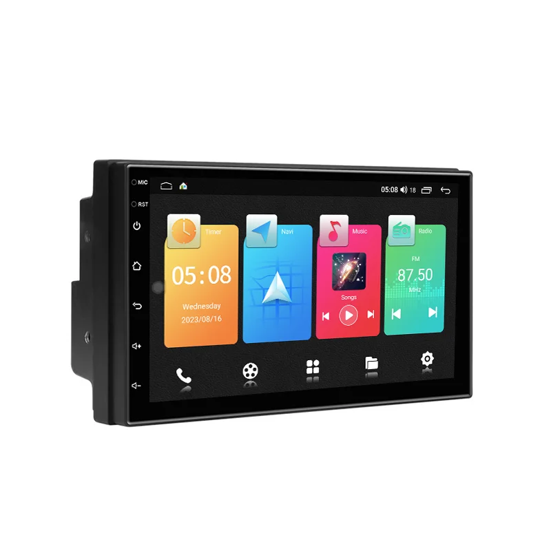 7 Inch 2 Din Car Radio Video Car Stereo Full Touch Screen BT FM Mirror Link IOS/Android Autoradio Audio Car MP5 Player