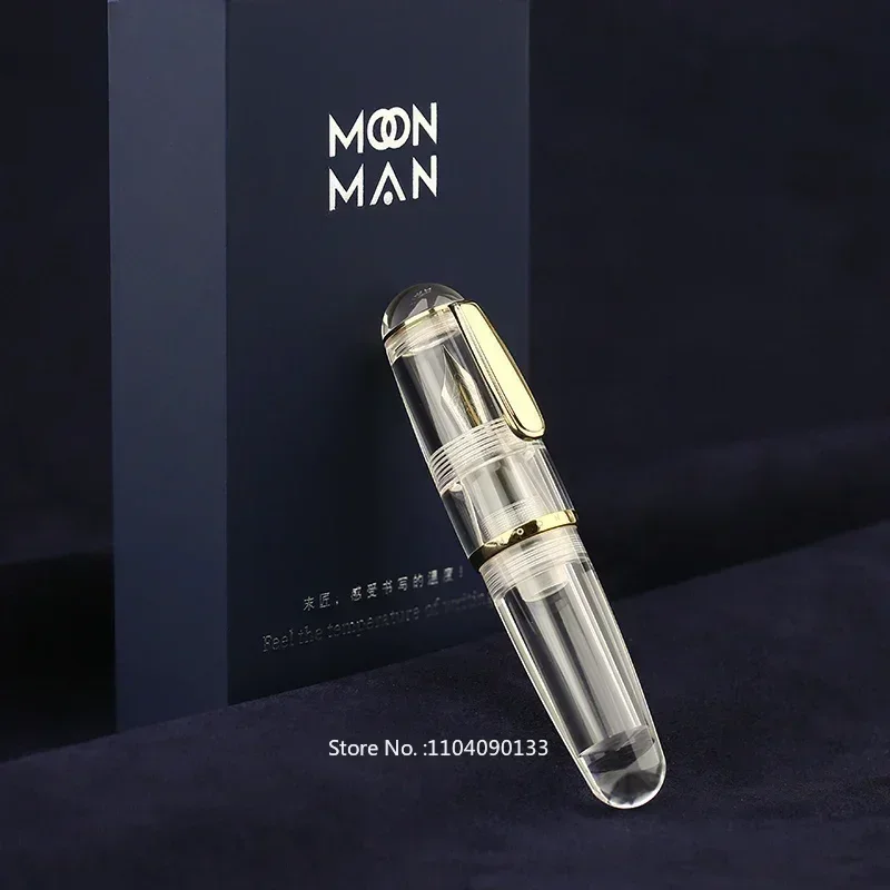 

Hot Majohn Q1 Mini Pocket-Size Acrylic Transparent Eyedropper Fountain Pen EF/F/M Nib Portable Office School Writing New Pen Se