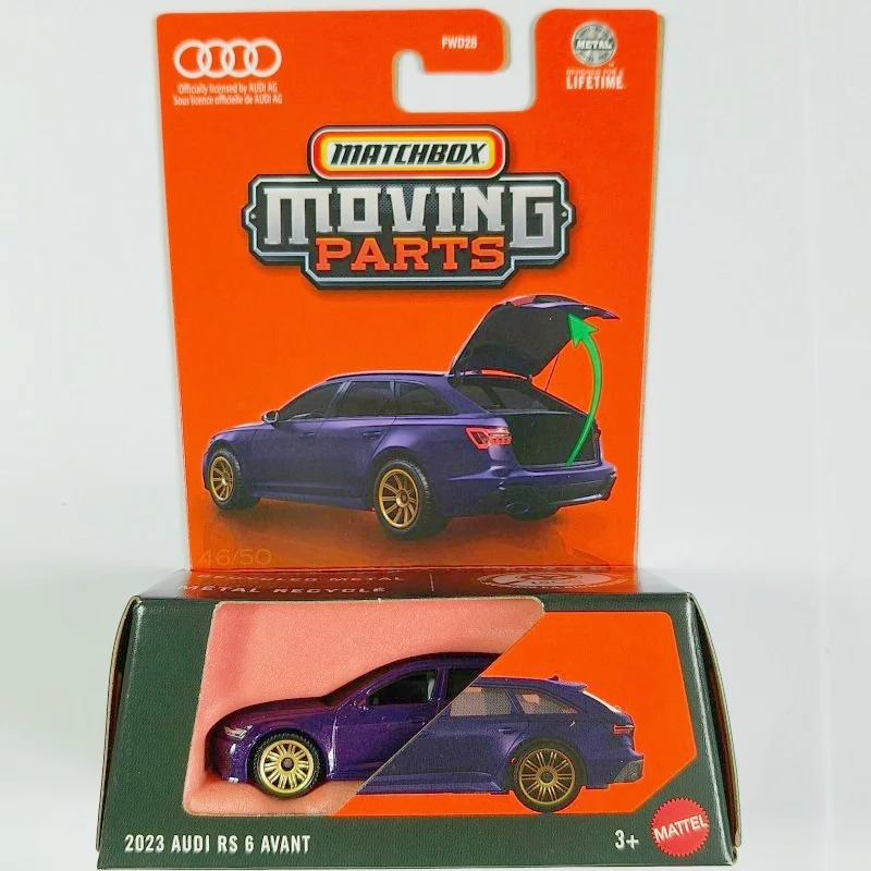 Carro genuíno matchbox 1/64 peças móveis audi rs 6 avant 2024 polestar triumph spitfire veículo modelo carros brinquedos meninos presente de aniversário