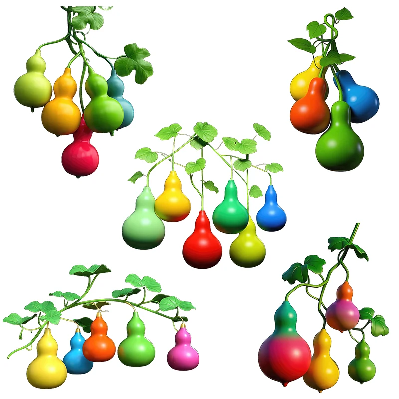 Three Ratels CG85 Colorful gourd cartoon stickers for home decoration Funny car body decals