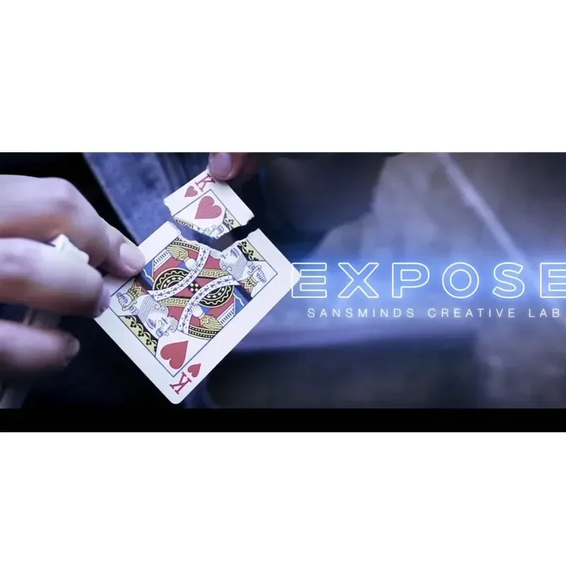 

Expose by SansMinds Creative Labs Card Magic Tricks Close up Magic Magia Magie Magicians Prop Accessory Illusion Gimmick