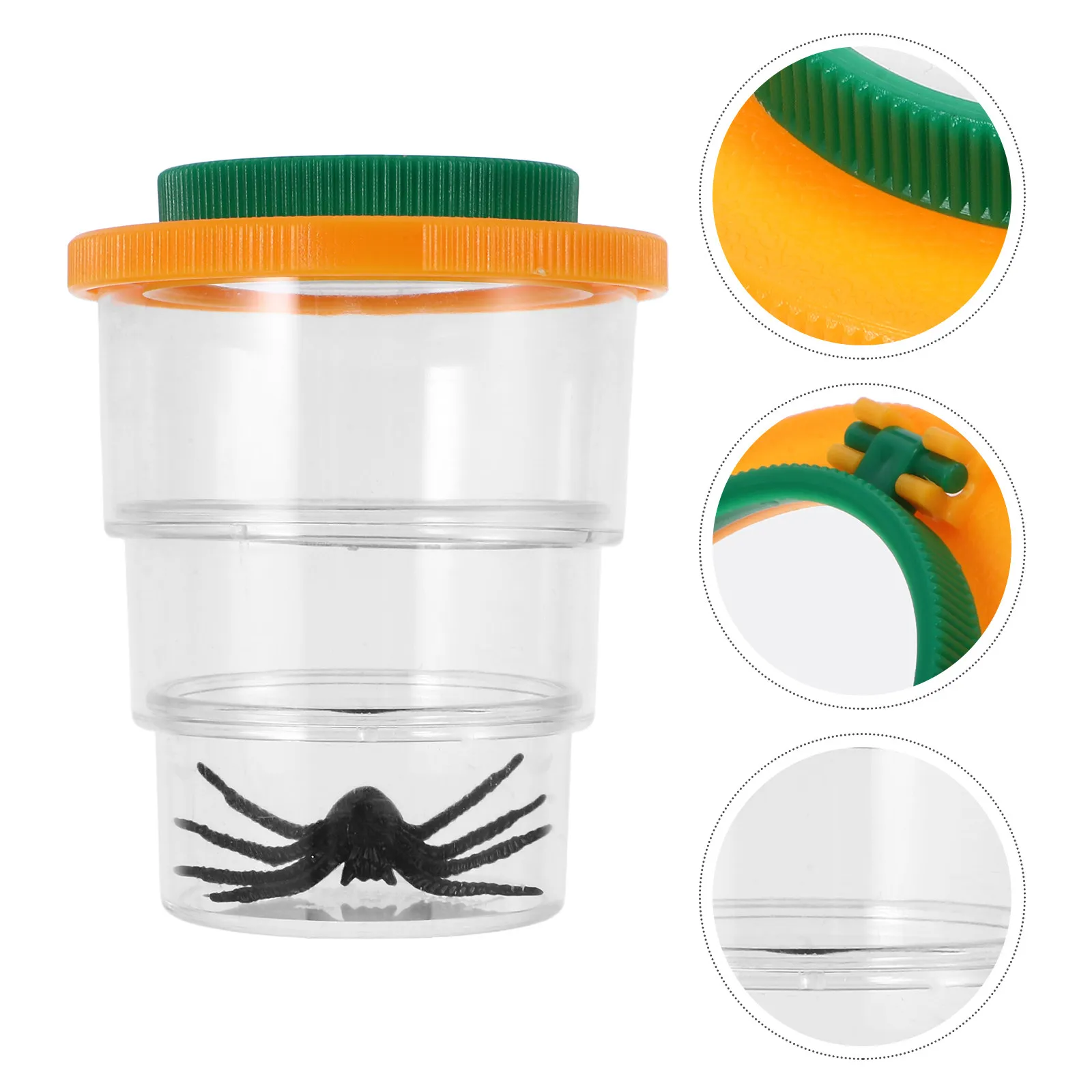 

Набор из 3 прозрачных коробок-коллекторов для насекомых с лупой для детских научных исследований и обучения