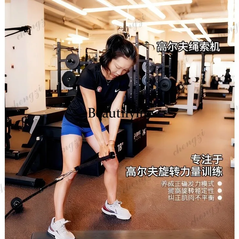 Golf strength puller increases rotary  power and increases swing speed
