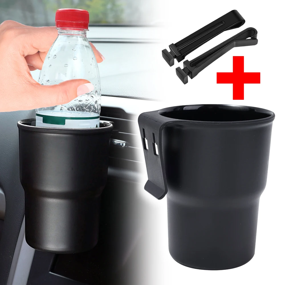

Car Air Outlet Cup Holder Organizer Armrest Door Side Seat Back Car Beverage Rack Small Storage Bucket for Phones Drinks Trash