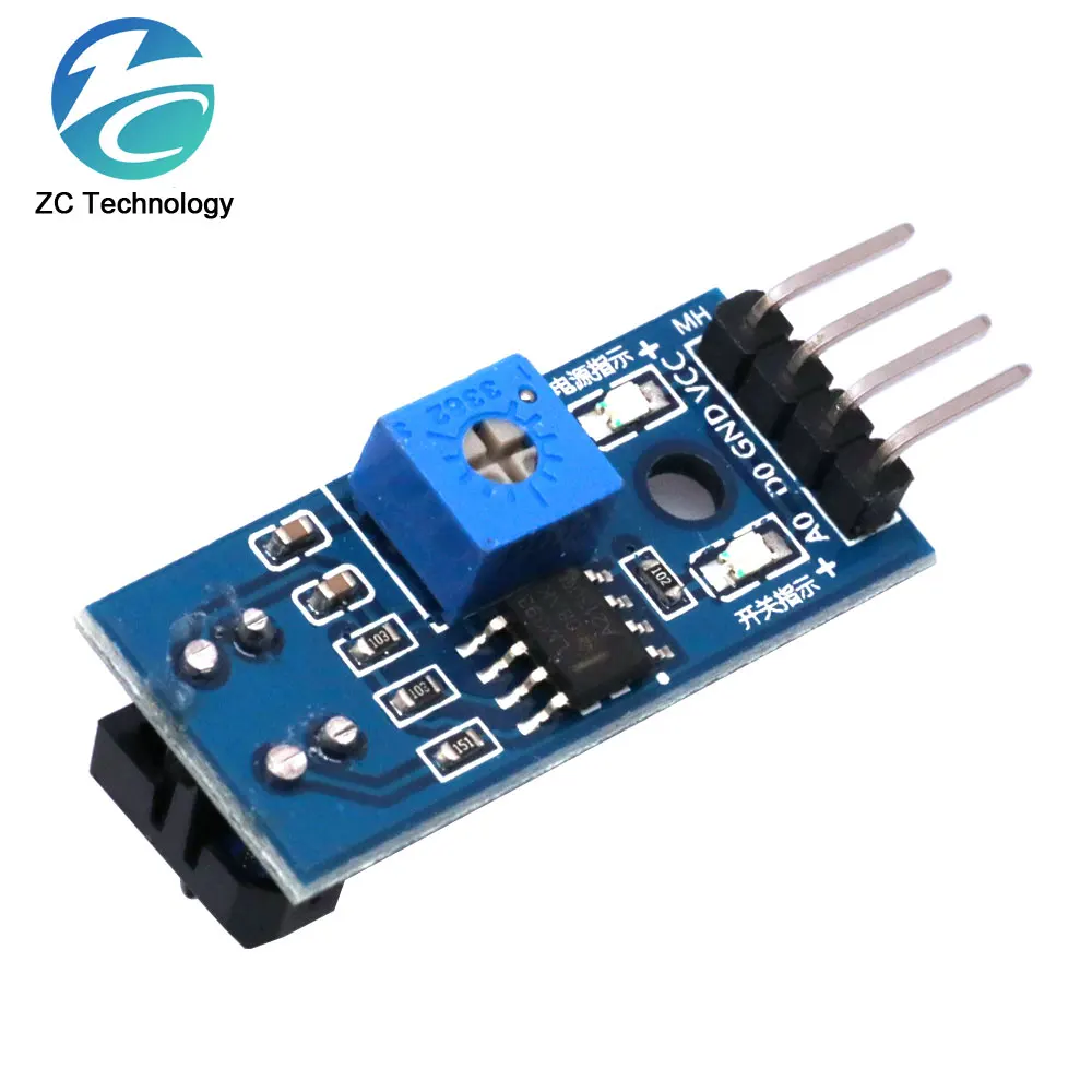 TCRT5000 Módulo Sensor Reflexivo Infravermelho, Interruptor fotoelétrico IR, Linha Barreira Track, Azul