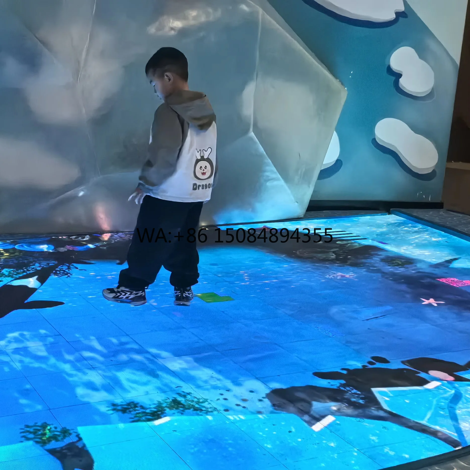 

Full Color Low Consumption Interactive Dance Floor Panels P4.8 P3.9 P2.9 Indoor Led Screen Display for Video Room