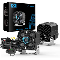 New 4-Inch Two-Color Laser 5D Projection Por Light-Emitting Diode Fog Light Beam off-Road 4X4 Headlight