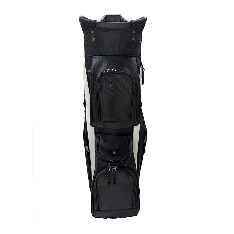 Logo Golf Club Bags for Men Lightweight & Durable 14-Way Waterproof PU Leather Cart Bag OEM Brand