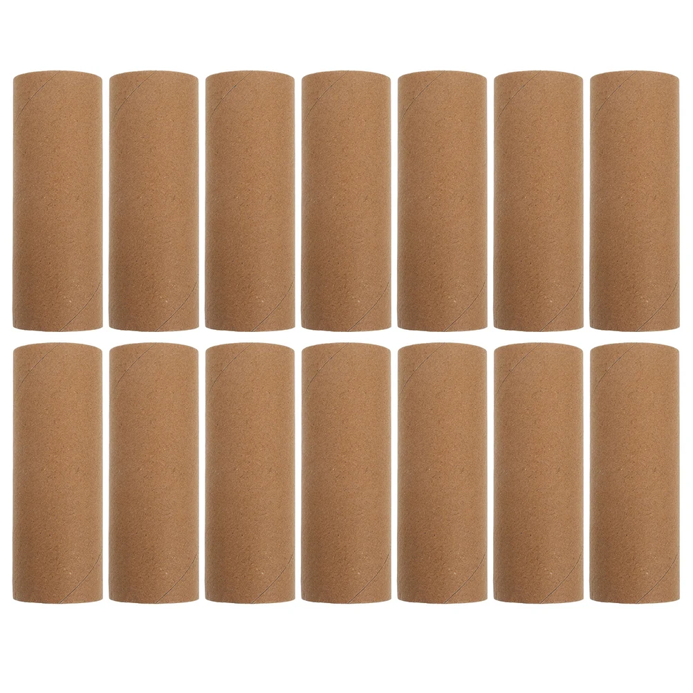 30 шт., бумажные трубки для рукоделия, картонные круглые трубки 4,32x1,57 дюймов, рулон для туалета «сделай сам», поделки, школьные принадлежности для рукоделия в классе