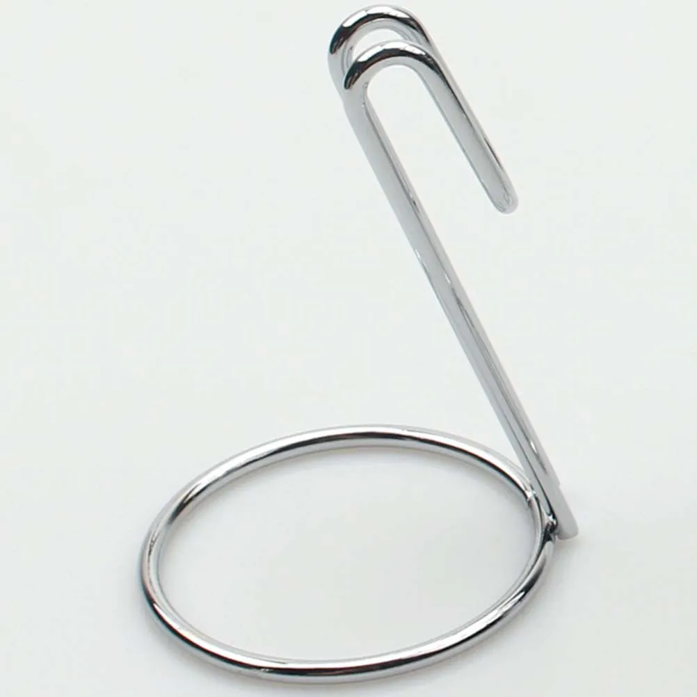 

2Set Sturdy Iron French Fries Cone Basket Perfect for Chips Appetizers Fried Chicken Home Parties Picnics Events Silver